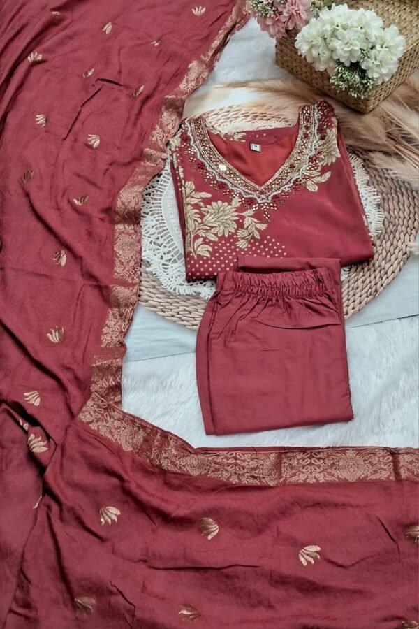 The Brick Red Monochromatic Suit